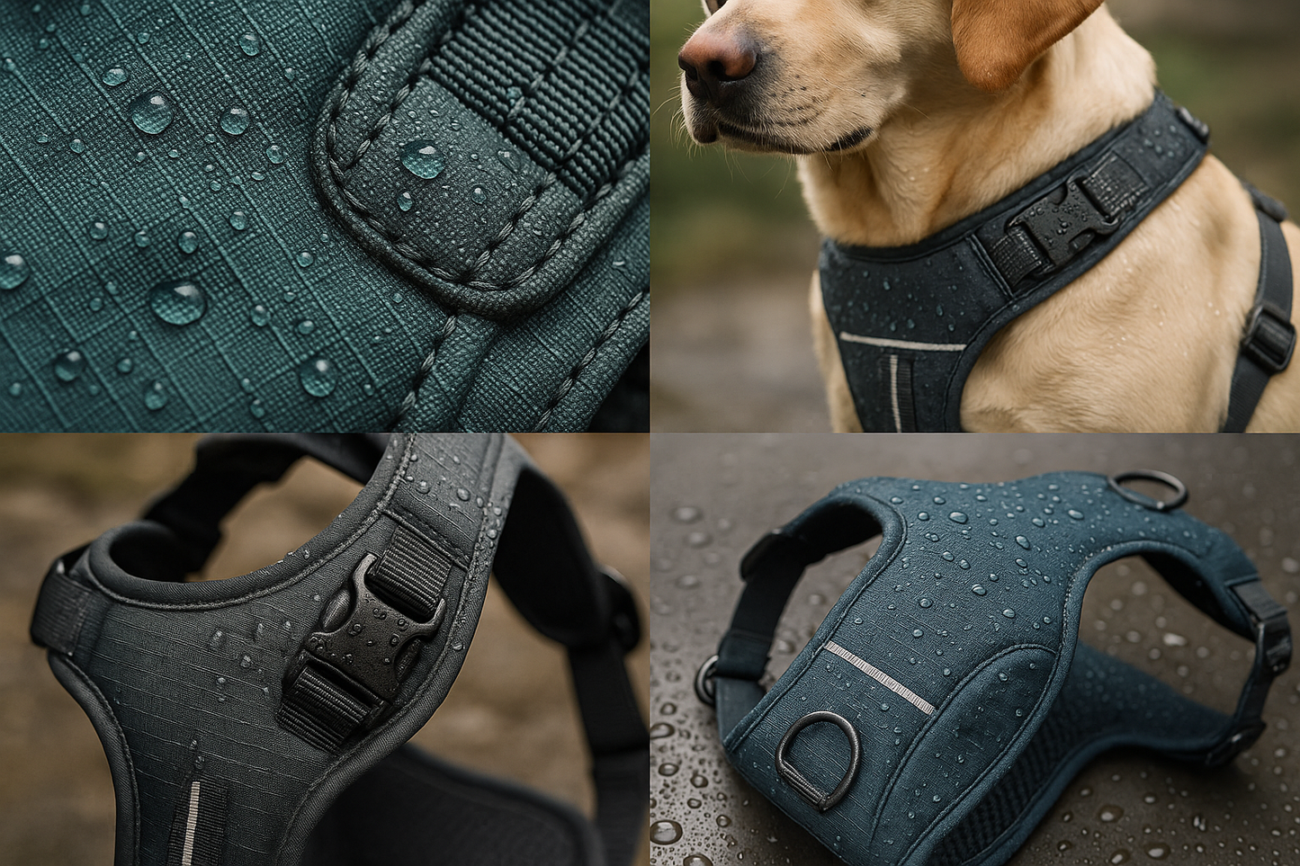 More realistic and give me pictures of water proof harness and their fabric